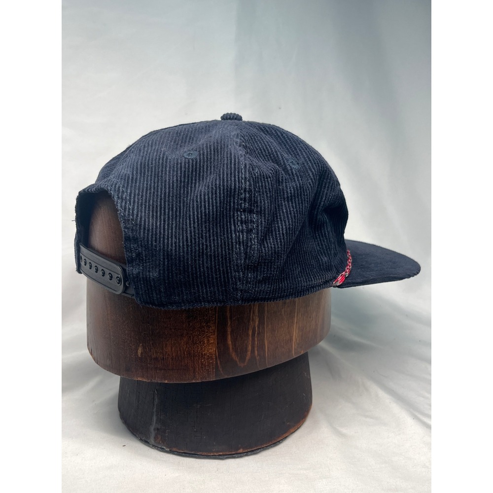 Coors Banquet Navy Blue Corduroy Red Rope Snapback Retro Vintage Style Hag Cap - Picture 9 of 16